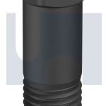 Gr9 Plow Bolt Long - 1UNC X3-3/4