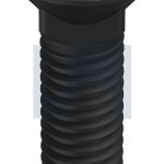 Gr8 Plow Bolt - 1/2UNC X 1-3/4