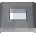 M8X24X24X2.5 SECURITY MESH CLIP MILD STEEL HDG