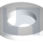 M20X42.0X3.8 FLAT RND SAMPSON WASHER ASTM F436 / 38-45HRC ZINC FLAKE SILVER >1000HRS