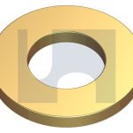1/2 FLAT RND SAMPSON WASHER ASTM F436 / 38-45HRC ZyP