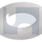 3/8X3/4X1/16 FLAT RND WASHER - IMPERIAL NYLON NATURAL