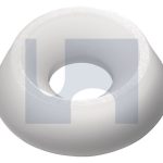 M6X17.0X4.5 CUP WASHER NYLON NATURAL