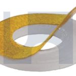 M3X7.0X0.5 FLAT ADHESIVE WASHER NYLON NATURAL