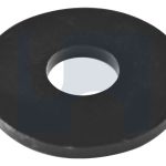 M12X37.0X13.0 MUDGUARD WASHER NYLON BLACK UV STABLE