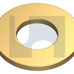 M6X12.5X1.6 FLAT ROUND WASHER MILD STEEL ZyP