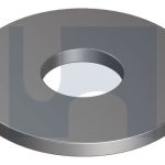 5/16X1-1/4X16g MUDGUARD WASHER MILD STEEL Z/P