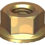 M10 SERRATED HEX FLANGE NUT CL8 ZyP