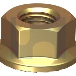 M10-1.25 METRIC FINE SERRATED HEX FLANGE NUT CL8 ZyP