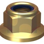 M24 HEX FLANGE NYLOC NUT [NO SERR] CL10 ZyP
