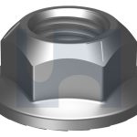 M20 HEX FLANGE CONE LOCK NUT CL10 Z/P