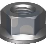 1/2 UNF SERRATED HEX FLANGE NUT GR8 PLAIN