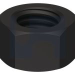 M8 HEX NUT CL5 ZINC BLACK PASSIVATE