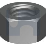M20 HEX NUT LEFT HAND THREAD CL8 HDG