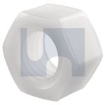 5/16 UNC HEX NUT NYLON NATURAL