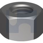 5/8 L/H ACME HEX NUT - LEFT HAND 6 TPI (THREADS PER INCH) PLAIN