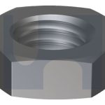 M5 HEX THIN NUT CL8 Z/P
