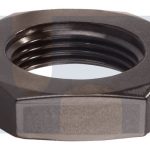 M10 HEX THIN NUT NYLON BLACK UV STABLE