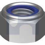 4-40 UNC NYLOC HEX NUT A2 304 STAINLESS