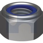 M42 NYLOC HEX NUT CL10 Z/P