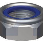3/16 / #10 UNF NYLOC THIN HEX NUT Type NTM Z/P