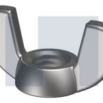 1/2 BSW WING NUT A4 316 STAINLESS