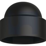 M16 PLUG HEAD COVER FOR HEX SCREW POLYETHYLENE BLK UV RESISTANT