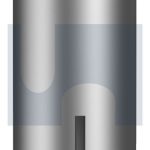 M6X25 DROP-IN ANCHOR PLAIN BODY 316 STAINLESS