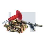 M10X30 DROP-IN ANCHOR WITH LIP BUCKET KNURLED / 12X45BITS / HANDLE ZyP