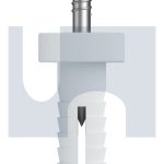 M5X25 NAIL IN ANCHOR-ROUND HD NYLON NATURAL