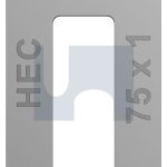 1X75 PACKING SHIMS WINDOW ALUMINIUM ALUMINIUM