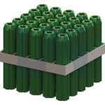 6.5X25 WALL PLUG TAPERED POINT GREEN (10-12G SCREW) NYLON PVC