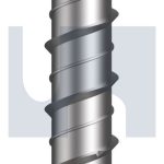 M8X100 SCREWBOLT - HEX FLANGE HEAD MECH GAL