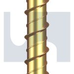M8X75 SCREWBOLT - COUNTERSUNK HEAD 6MM HEX ZyP