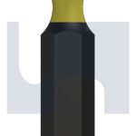 T10X50 POWER TORX S2 ALLOY STEEL BLACK impaX DRIVE BIT 1/4