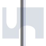 3.2X4.8 RIVET DOME HEAD OPEN 73AS2 - ALUM 5052 / STEEL ZP BASALT